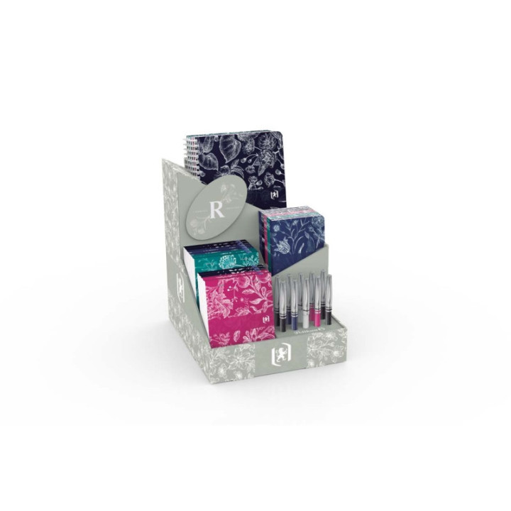 Oxford Romance Expositor con 10 Blocs Grapados A6