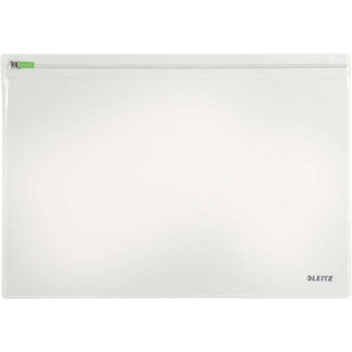 Leitz Traveller Pack de 2 Fundas Multiusos Transparentes - Tamaño 230x1x330mm - Cierre de Cremallera