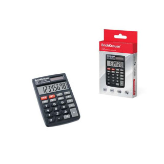 Erichkrause Calculadora Electronica de 8 Digitos - Pantalla LCD de 8 Digitos - Funciones de Calculo Avanzadas - Memoria - Bater