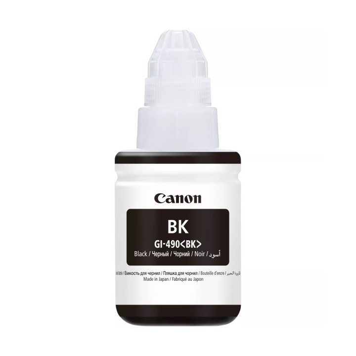Canon GI490 Negro Botella de Tinta Original - GI490BK/0663C001