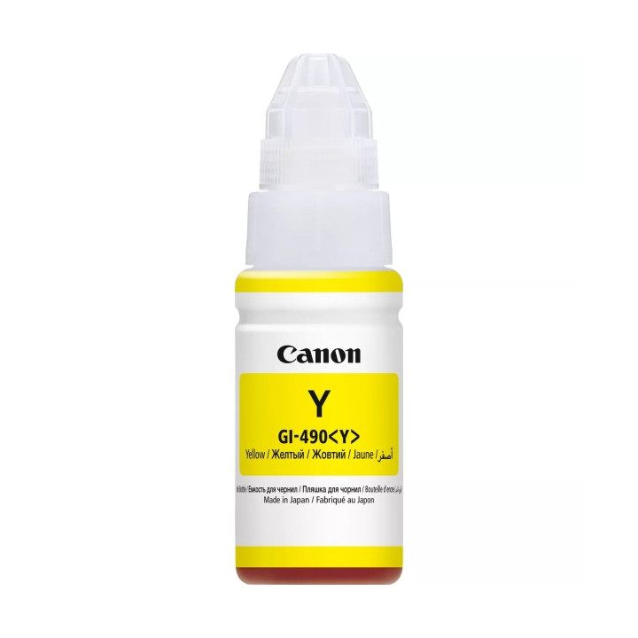 Canon GI490 Amarillo Botella de Tinta Original - GI490Y/0666C001