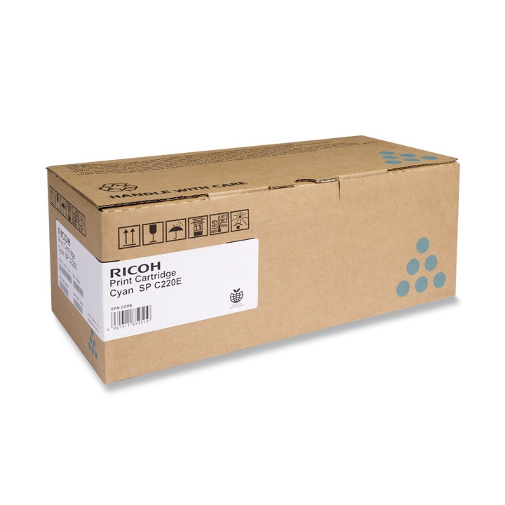 Ricoh SPC220/SPC221/SPC222/SPC240 Cyan Cartucho de Toner Original - 407645