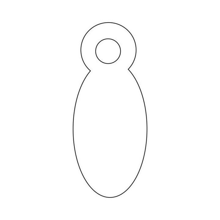 Apli Etiquetas Colgantes Blancas 8 x 19mm 1.000 U.