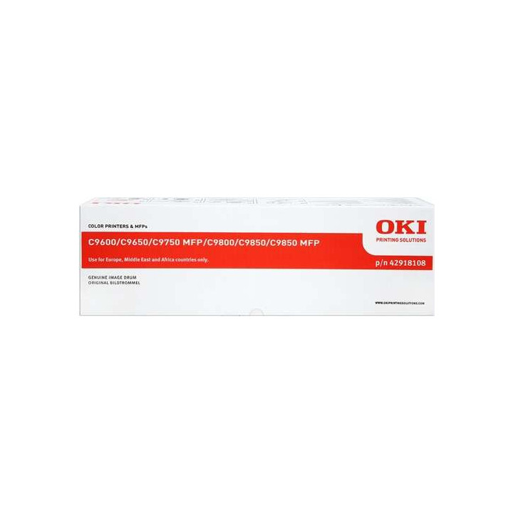 OKI C9600/C9650/C9655/C9800/C9850 Negro Tambor de Imagen Original - 42918108