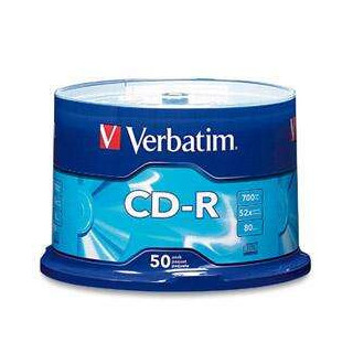 Verbatim CD-R 52x 700MB (Tarrina 50 Uds)
