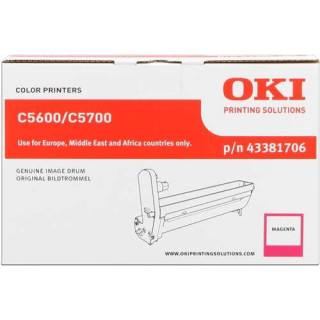 OKI C5600/C5700 Magenta Tambor de Imagen Original - 43381706 (Drum)
