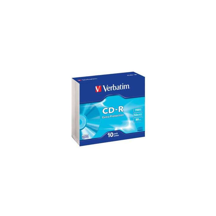 Verbatim CD-R 700MB Caja (Pack 10 Uds)