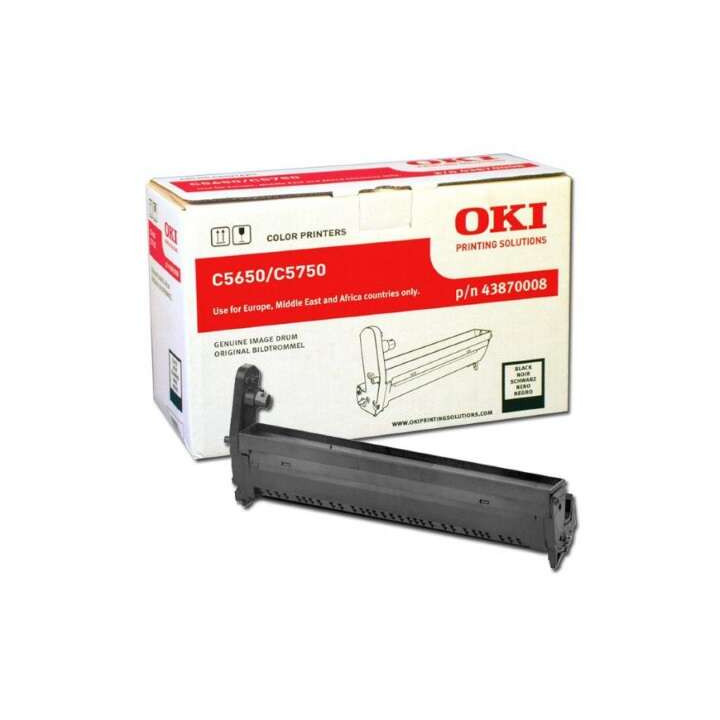 OKI C5650/C5750 Negro Tambor de Imagen Original - 43870008 (Drum)
