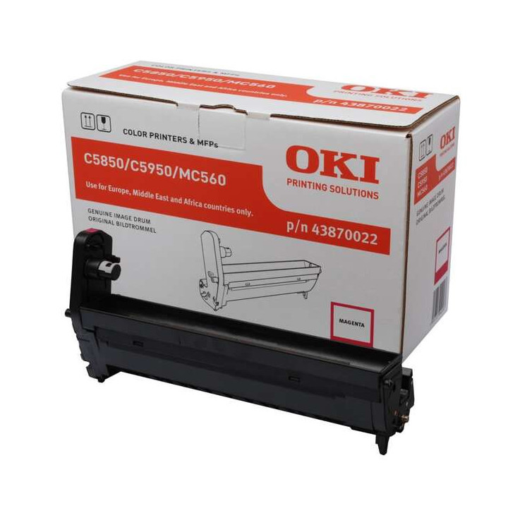 OKI C5850/C5950/MC560 Magenta Tambor de Imagen Original - 43870022 (Drum)