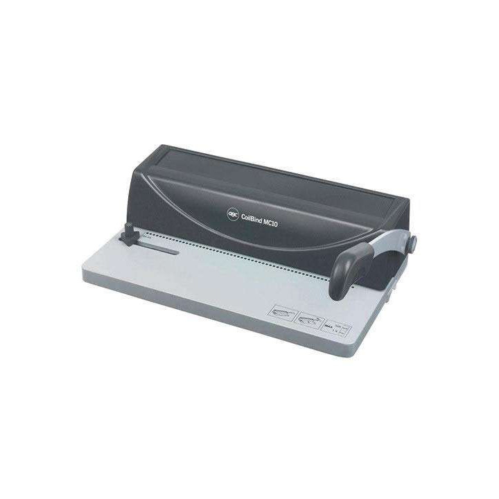 GBC MC10 CoilBind Encuadernadora A4 de Espiral Metalica - Perfora hasta 10 Hojas - Encuaderna hasta 450 Hojas