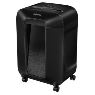 Fellowes LX85 Destructora de Papel Manual Corte en Particulas P-4 - Destruye hasta 12 Hojas - Papelera de 19L - Color Negro