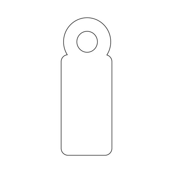 Apli Etiquetas Colgantes Blancas 7 x 19mm 1.000 U.