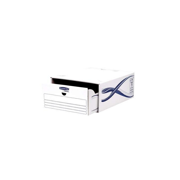 Fellowes Bankers Box Basic Pack de 5 Cajones Archivadores - Carton Reciclado Certificacion FSC