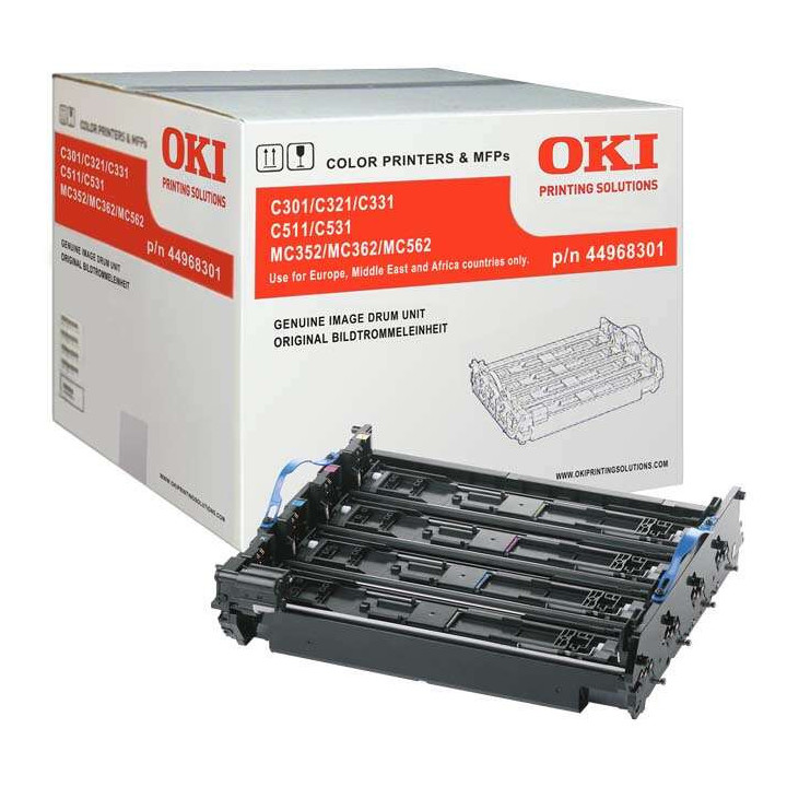 OKI C301/C511/MC352/MC362 Tambor de Imagen Original - 44968301 (Drum)