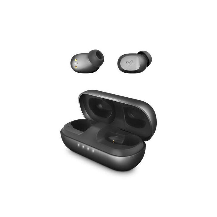 Energy Sistem Auriculares Inalambricos Urban 3 - Inalambricos - Diseño Compacto - Caja de Carga Inalambrica - Color Negro