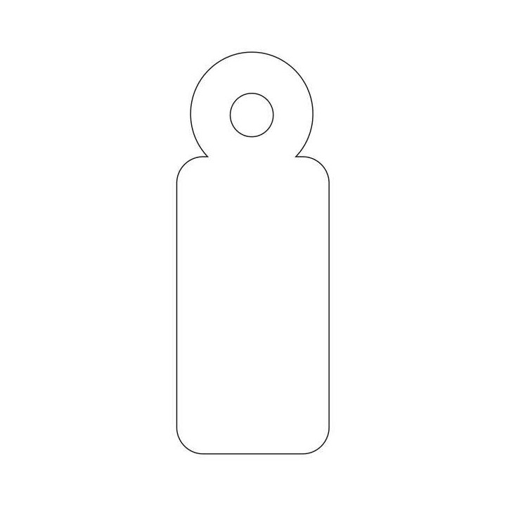 Apli Etiquetas Colgantes Blancas 11 x 29mm 1.000 U.