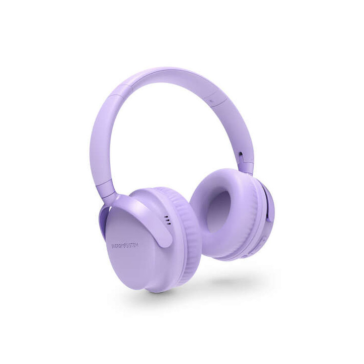 Energy Sistem Auriculares Bluetooth Style 3 - Graves Profundos - Llamadas de Voz de Alta Calidad - Plegable - Color Violeta