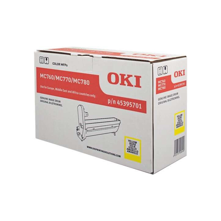 OKI MC760/MC770/MC780 Amarillo Tambor de Imagen Original - 45395701