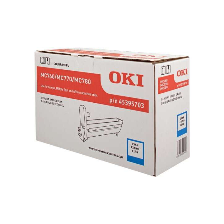 OKI MC760/MC770/MC780 Cyan Tambor de Imagen Original - 45395703