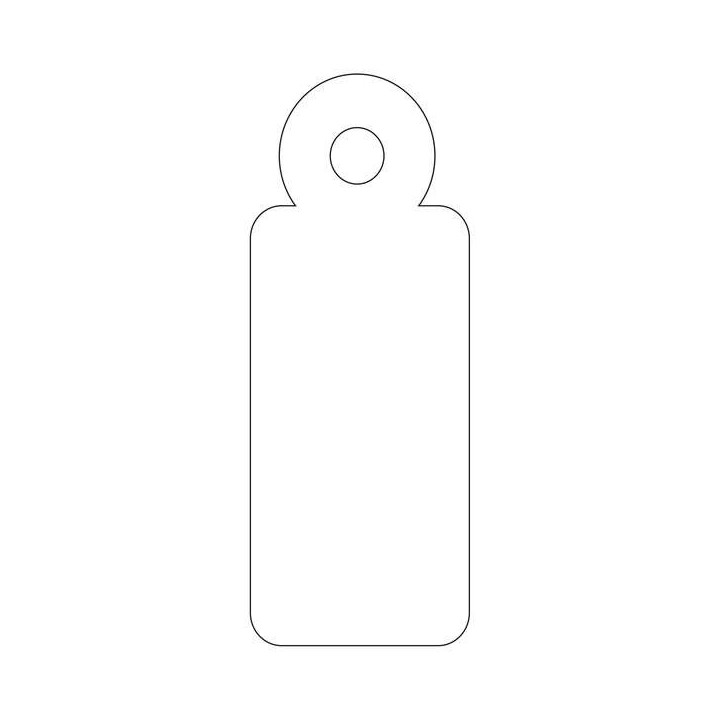 Apli Etiquetas Colgantes Blancas 13 x 34mm 1.000 U.