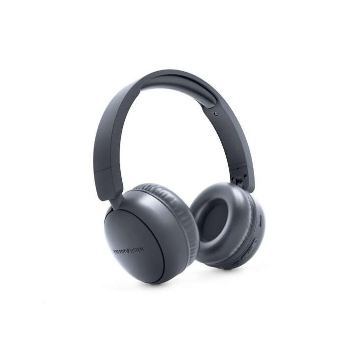 Energy Sistem Auriculares Bluetooth con Radio FM - Plastico 100% Reciclado - Reproductor MP3 y MicroSD Player - Tecnologia Blue