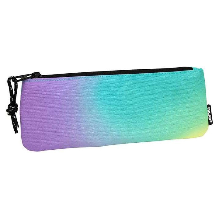 Milan Sunset Estuche Pequeño Plano Rectangular - Tejido Resistente a las Roturas y Rasgaduras - Medidas 23x9x1.3cm - Color Tur