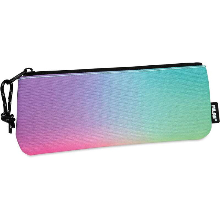 Milan Sunset Estuche Pequeño Plano Rectangular - Tejido Resistente a las Roturas y Rasgaduras - Medidas 23x9x1.3cm - Modelo Co