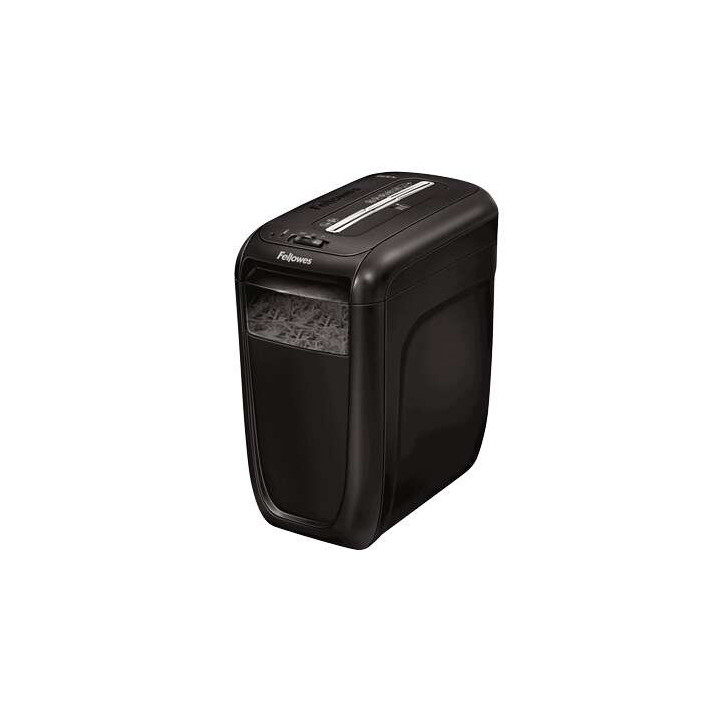 Fellowes 60Cs Destructora de Papel Manual Corte en Particulas P-4 - Destruye hasta 10 Hojas - Capacidad de la Papelera 22L - De