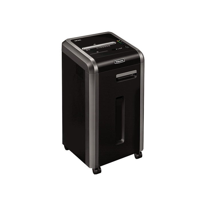 Fellowes 225Mi Destructora de Papel Manual Corte en Microparticulas P-5 - Destruye hasta 18 Hojas - Capacidad de la Papelera 60