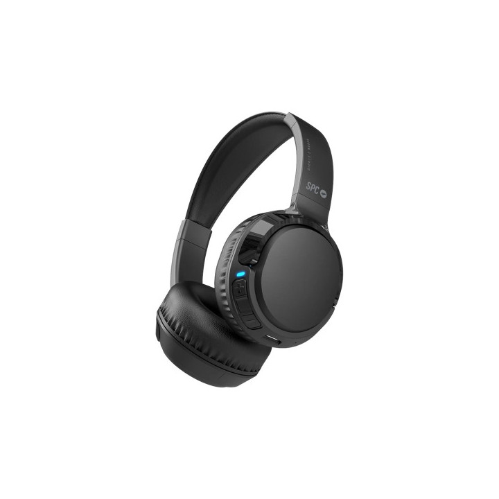 SPC Heron 2 Studio Auriculares de Diadema Inalambricos -  Conexion a Dos Dispositivos - 50h de Autonomia - Plegables - Color Ne