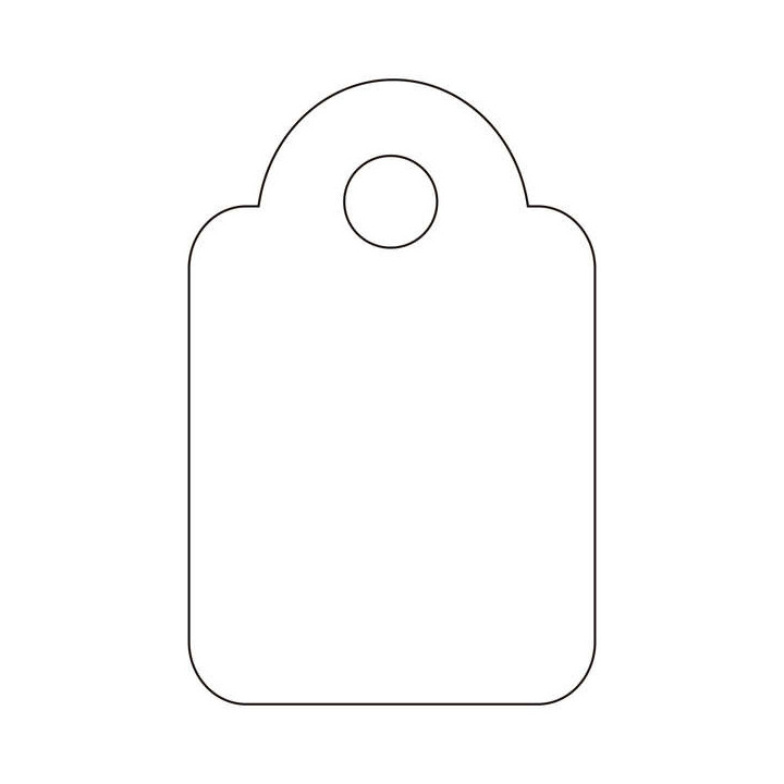 Apli Etiquetas Colgantes Blancas 13 x 20mm 1.000 U.