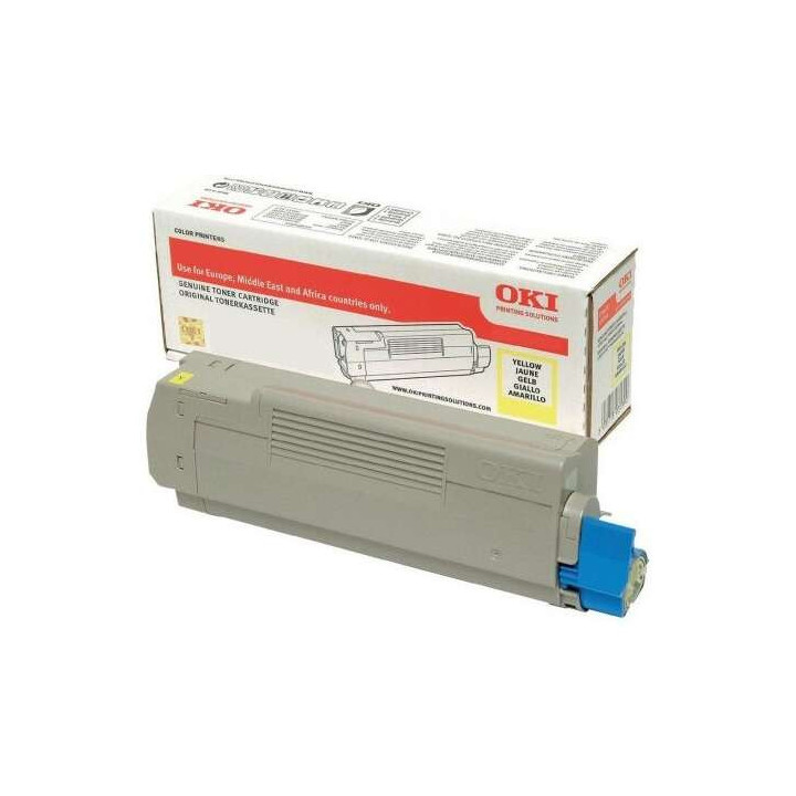 OKI C712 Amarillo Cartucho de Toner Original - 46507613