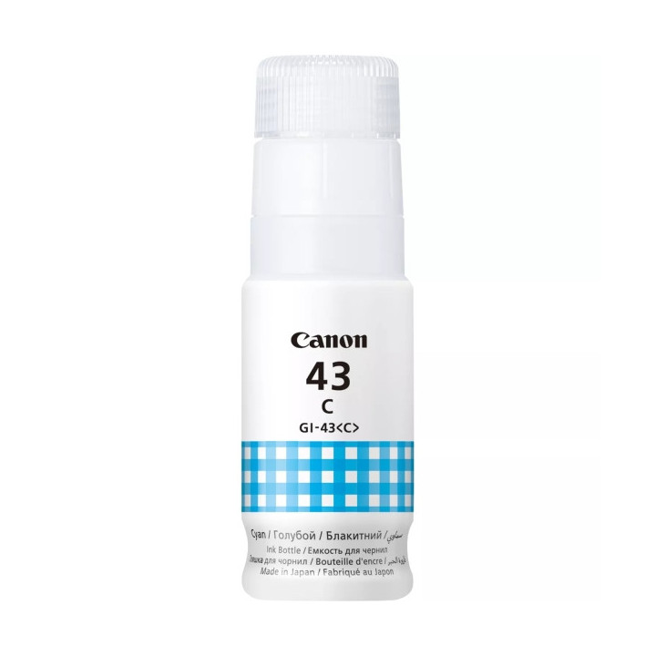 Canon GI43 Cyan Botella de Tinta Original - GI43C/4672C001