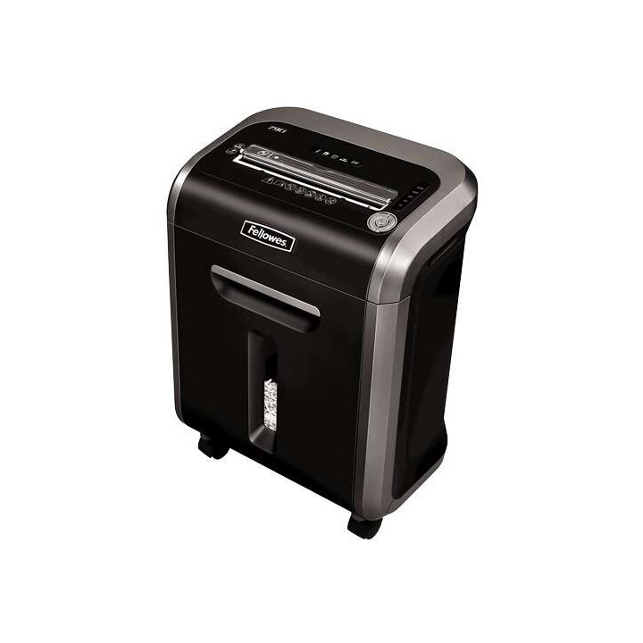 Fellowes 79Ci Destructora de Papel Manual Corte en Particulas P-4 - Destruye hasta 16 Hojas - Capacidad de la Papelera 23L - Co