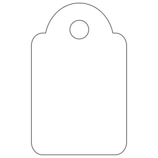 Apli Etiquetas Colgantes Blancas 15 x 24mm 1.000 U.