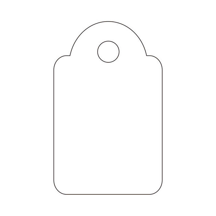 Apli Etiquetas Colgantes Blancas 15 x 24mm 1.000 U.