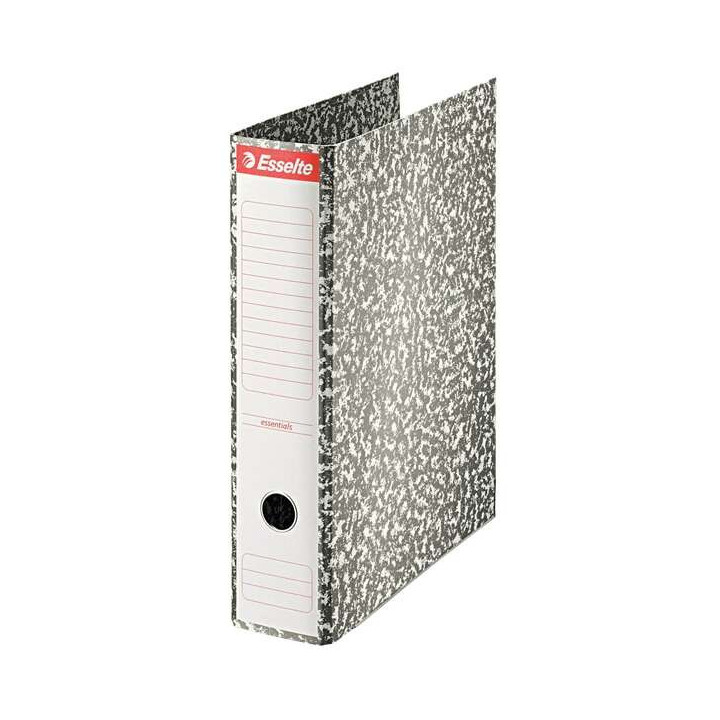 Esselte Archivador de Palanca Formato Folio - Lomo 75mm - Ollao y Cantoneras Metalicas - Capacidad para 500 Hojas - Forrado de