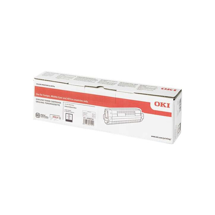 OKI C824/C834/C844 Negro Cartucho de Toner Original - 47095704