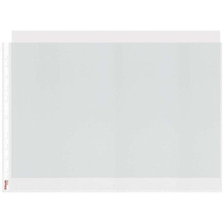 Esselte Pack de 10 Fundas Multitaladro A3 80 Micras - Fabricadas en Polipropileno - Acabado Piel de Naranja