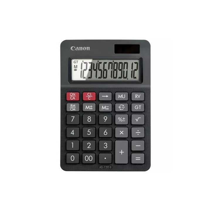 Canon AS-120 II Calculadora de Sobremesa con Pantalla LCD de 12 Digitos - Funciones de Marcacion