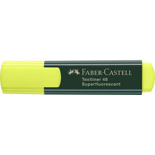 Faber-Castell Rotulador Marcador Fluorescente Textliner 48 - Punta Biselada - Trazo entre 1.2mm y 5mm - Tinta con Base de Agua