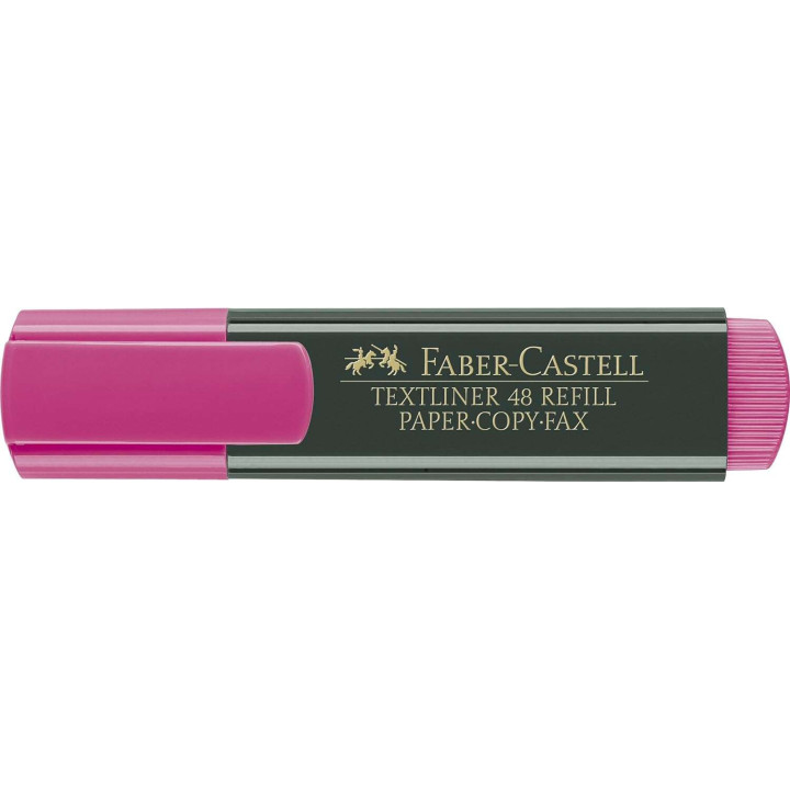 Faber-Castell Rotulador Marcador Fluorescente Textliner 48 - Punta Biselada - Trazo entre 1.2mm y 5mm - Tinta con Base de Agua