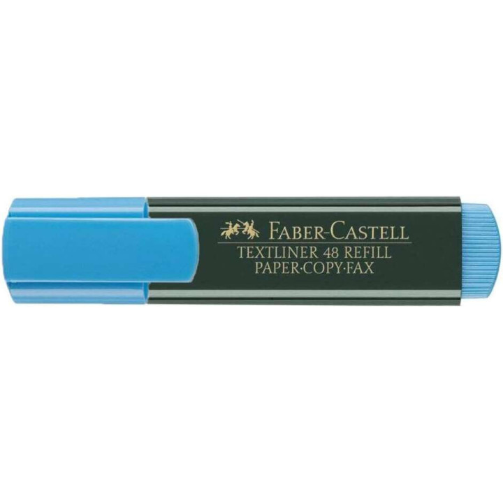 Faber-Castell Rotulador Marcador Fluorescente Textliner 48 - Punta Biselada - Trazo entre 1.2mm y 5mm - Tinta con Base de Agua