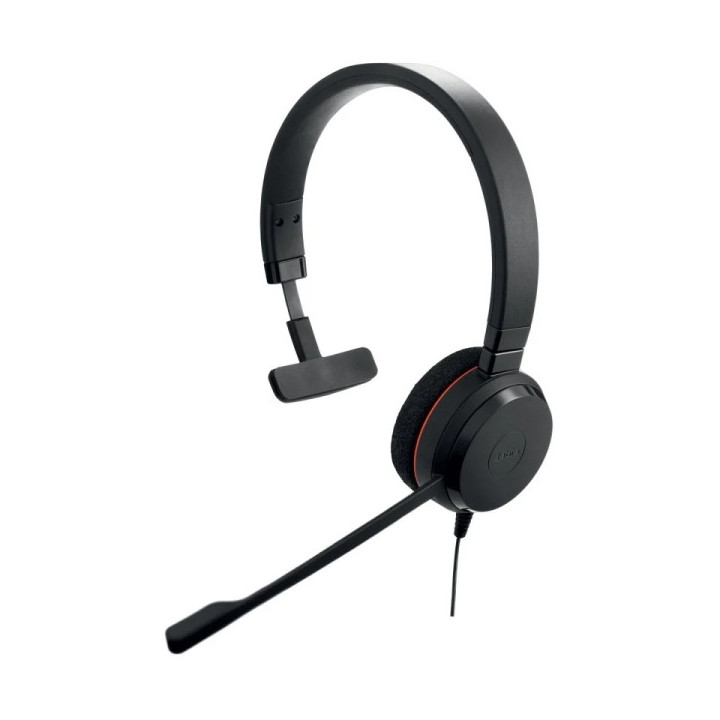 Jabra Evolve 20 Auricular Monoaural con Microfono USB - Cancelacion de Ruido - Diadema Ajustable - Controles en Cable - Color N