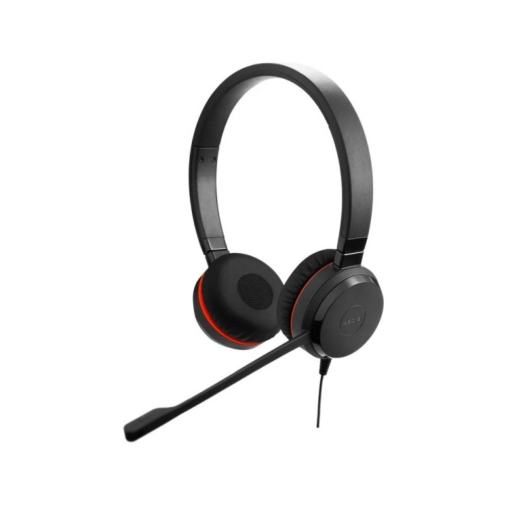 Jabra Evolve 20SE MS Auriculares Estero con Microfono USB - Cancelacion de Ruido - Diadema Ajustable - Controles en Cable - Col