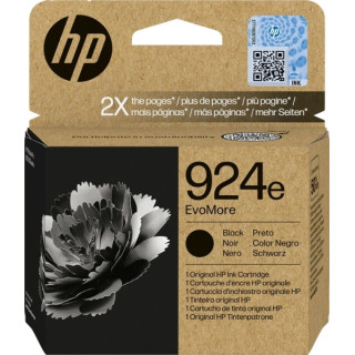 HP 924e XL Negro Cartucho de Tinta Original - 4K0V0NE
