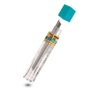 Pentel Hi-Polymer Tubo de 12 Minas de Grafito - Dureza HB - Trazo 0.7mm -  Alta Resistencia