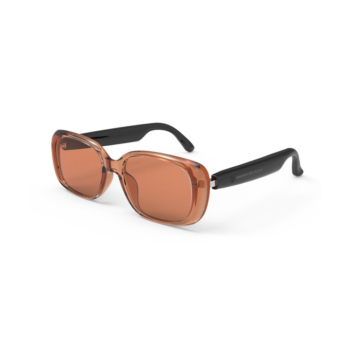 Energy Sistem Urban Music Amber Gafas Bluetooth - Cristales Polarizados con Proteccion UV400 Superior y Anti Luz Azul - Reprodu