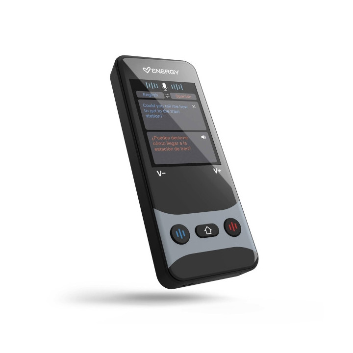 Energy Sistem AI Translator Traductor Inteligente - Traduccion Simultanea de Voz en 160 Idiomas con Wifi y 21 Sin Conexion - Pa