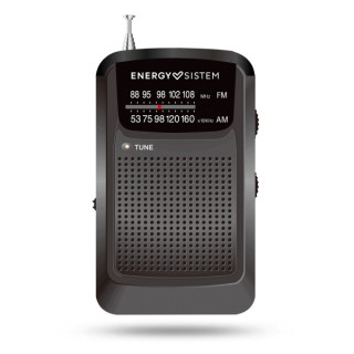Energy Sistem Pocket Radio Portatil Analogica FM/AM - Entrada Jack 3.5mm - Antena Telescopica - Alimentacion con Pilas - Color